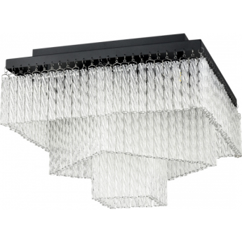 Люстра потолочная LUMION SPIRALS 6576/11CS CLASSI LN24 G9 11*20W 220V черный/прозрачный/металл/стекло