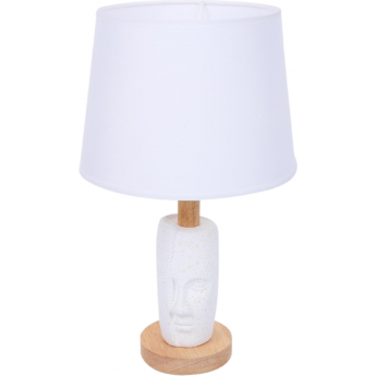 Настольная лампа LUMION VISIONA MODERNI LN25 8210/1T Е27 1*60W 220V белый, керамика/текстиль
