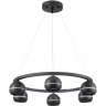 Подвесная люстра LUMION LUAZANA COMFI LN25 203 LED GX53 6*7W 220V черный металл 8242/6